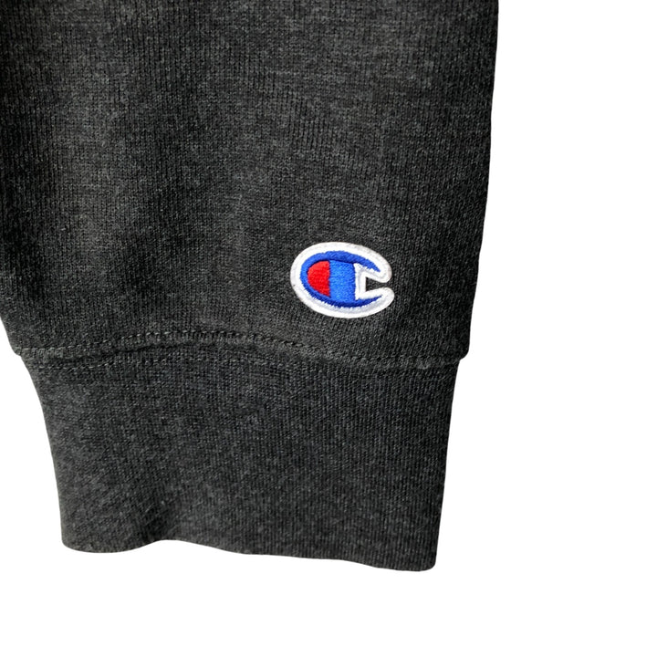 Champion Sweat Full Zip Hoodie Men's Size M cotton Charcoal Vintage Second Hand