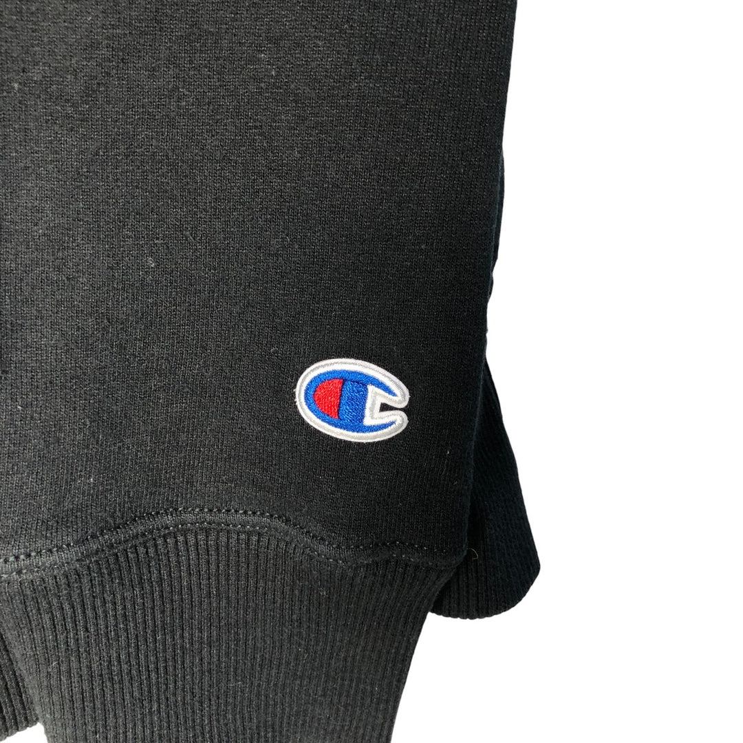 Champion Authentic Athletics Wear Pullover Hoodie, Men's Size M cotton black type Vintage Second Hand