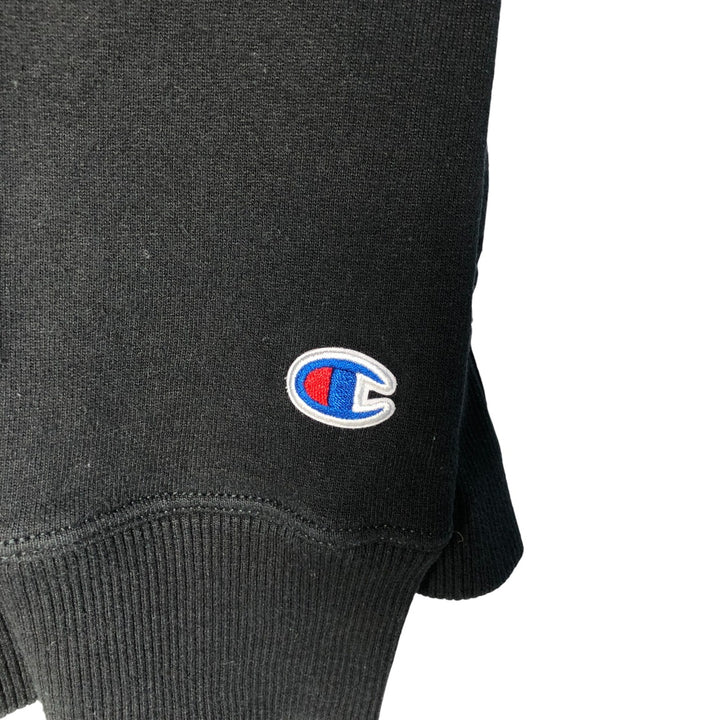 Champion Authentic Athletics Wear Pullover Hoodie, Men's Size M cotton black type Vintage Second Hand