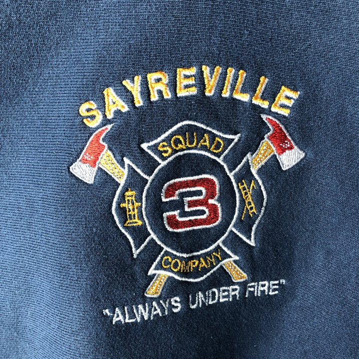 00'S Champion PREMIUM REVERSE WEAVE Premium Reverse Weave Sweatshirt Trainer Men's XL size cotton navy blue type Vintage Second Hand