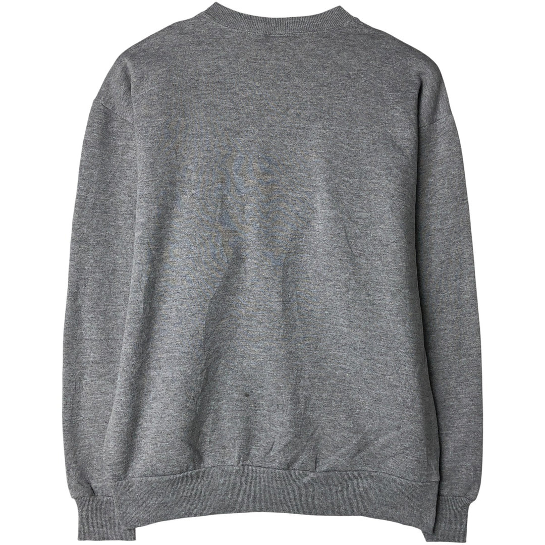 Vintage 90'S Jerzees plain blank sweatshirt, men's size L unclear gray type Vintage Second Hand