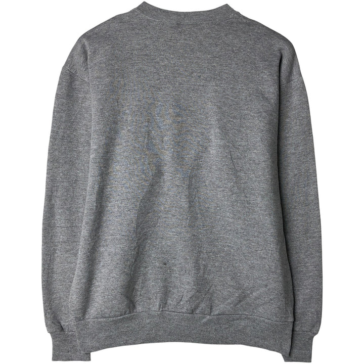 Vintage 90'S Jerzees plain blank sweatshirt, men's size L unclear gray type Vintage Second Hand