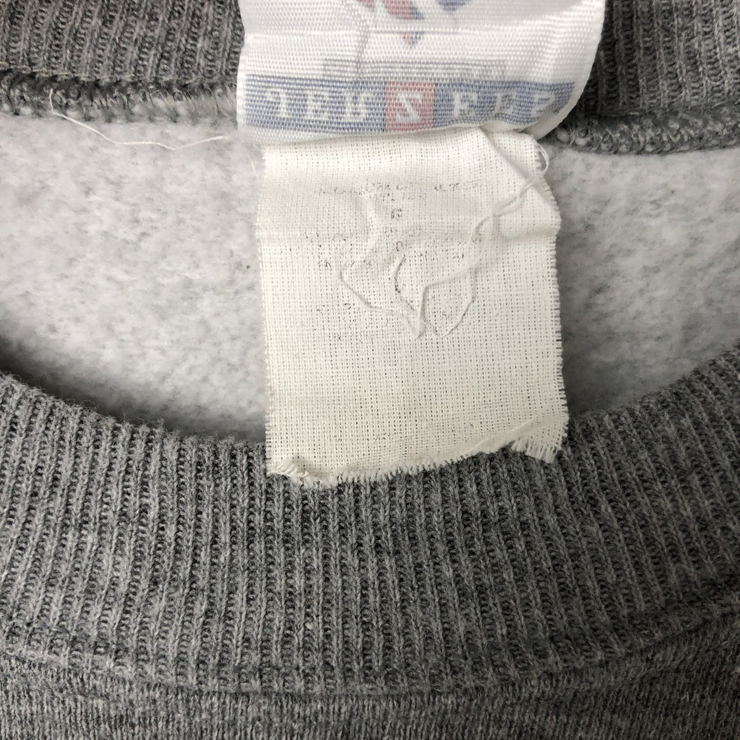 Vintage 90'S Jerzees plain blank sweatshirt, men's size L unclear gray type Vintage Second Hand