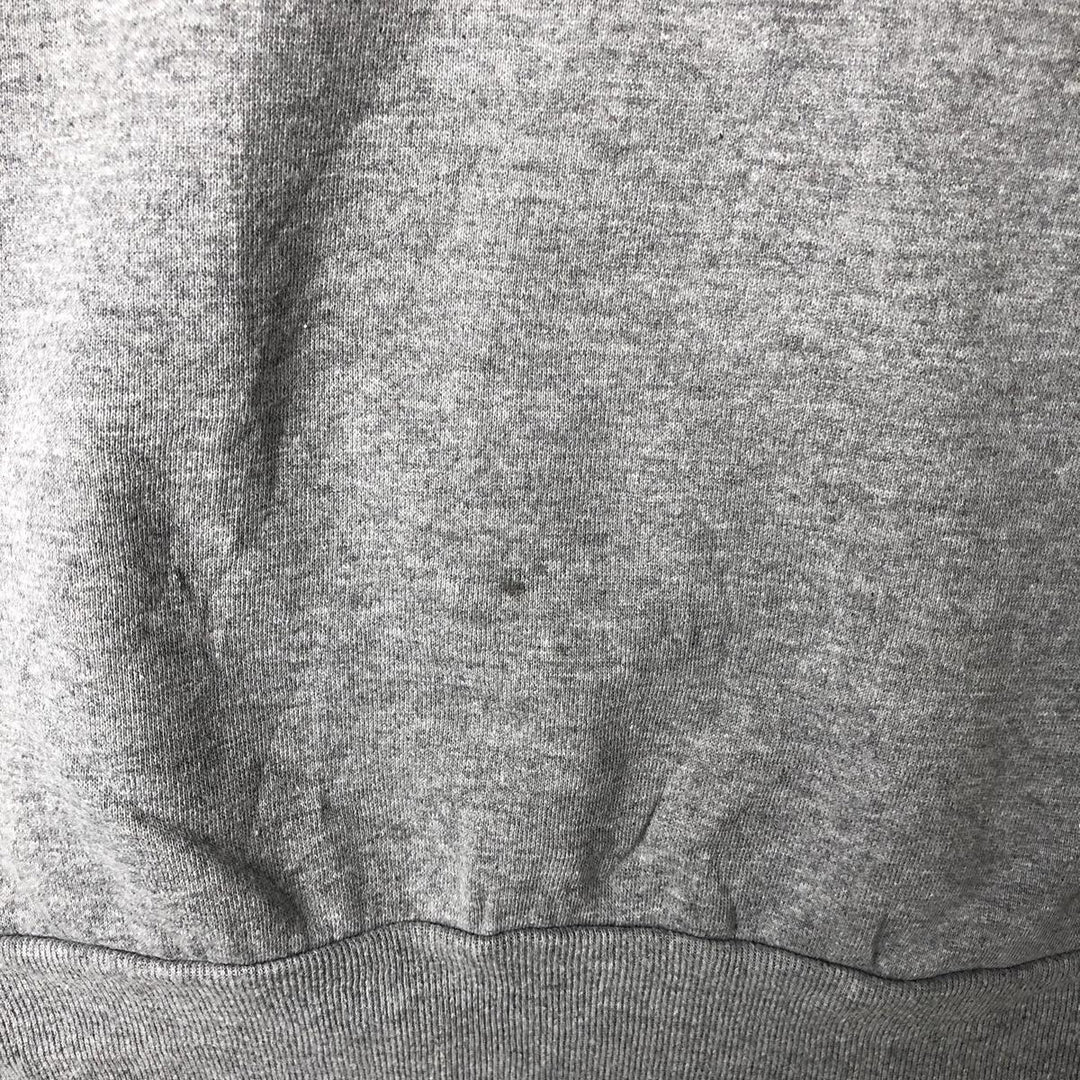 Vintage 90'S Jerzees plain blank sweatshirt, men's size L unclear gray type Vintage Second Hand