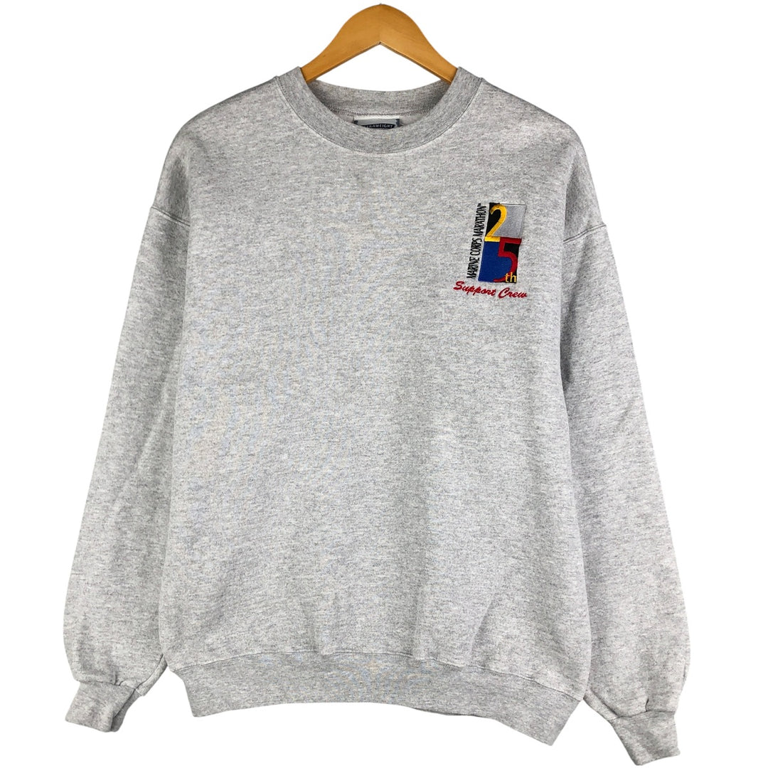 Vintage 90'S Lee sweatshirt, size L, men's unclear gray type Vintage Second Hand