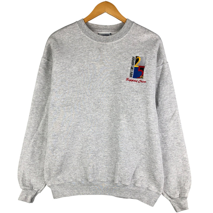 Vintage 90'S Lee sweatshirt, size L, men's unclear gray type Vintage Second Hand