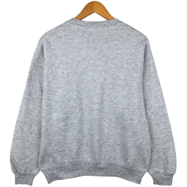 80s-90'S Jerzees Plain Blank Sweatshirt Trainer Made in USA Men's M Vintage cotton gray type Vintage Second Hand