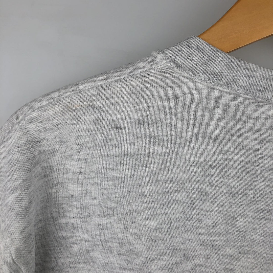 80s-90'S Jerzees Plain Blank Sweatshirt Trainer Made in USA Men's M Vintage cotton gray type Vintage Second Hand
