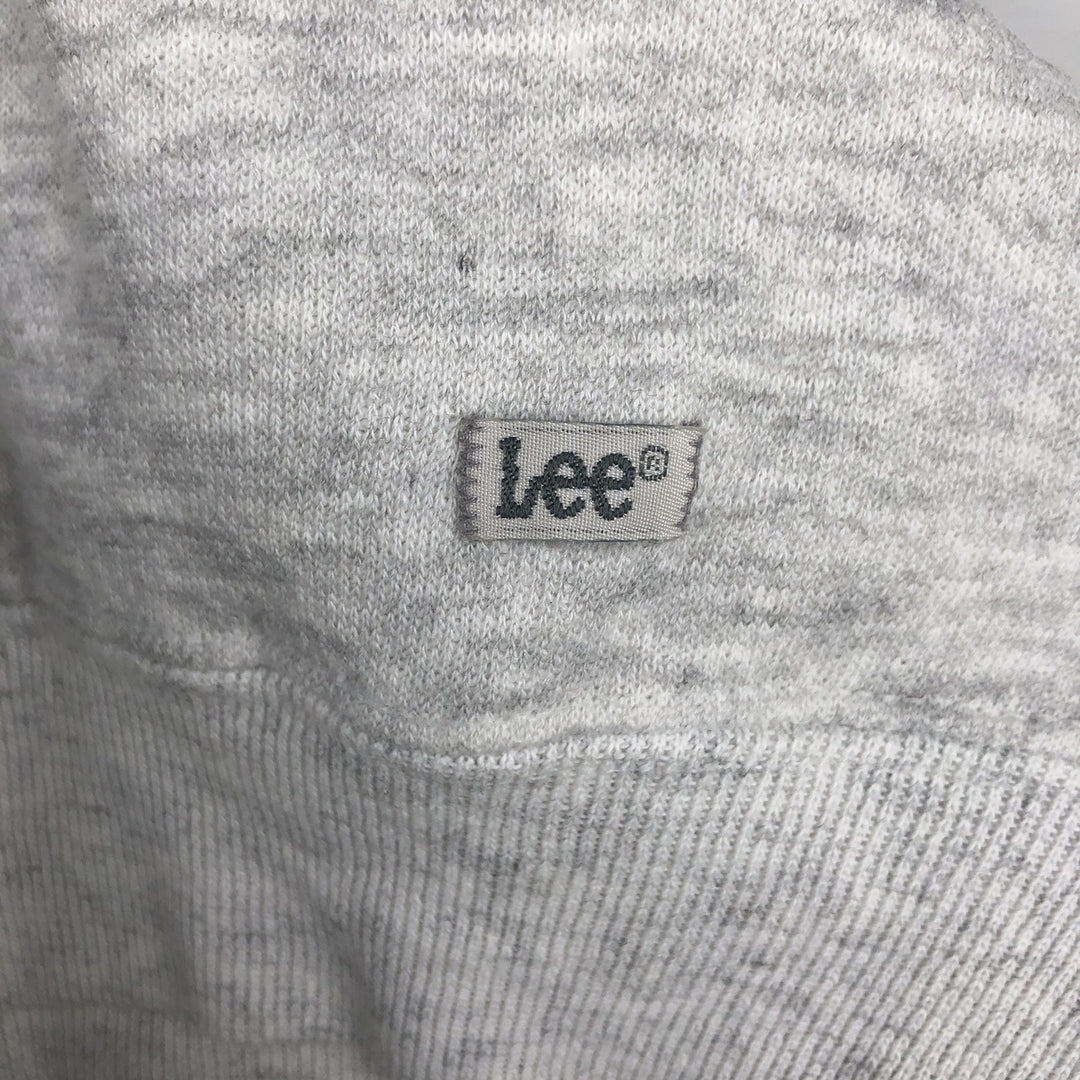 Vintage 90'S Lee Heavy Weight Solid Color Blank Sweatshirt, Made in USA, Men's Size XL cotton gray type Vintage Second Hand