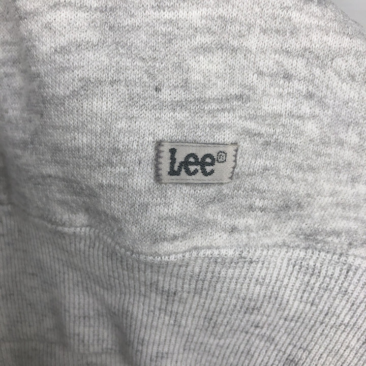 Vintage 90'S Lee Heavy Weight Solid Color Blank Sweatshirt, Made in USA, Men's Size XL cotton gray type Vintage Second Hand