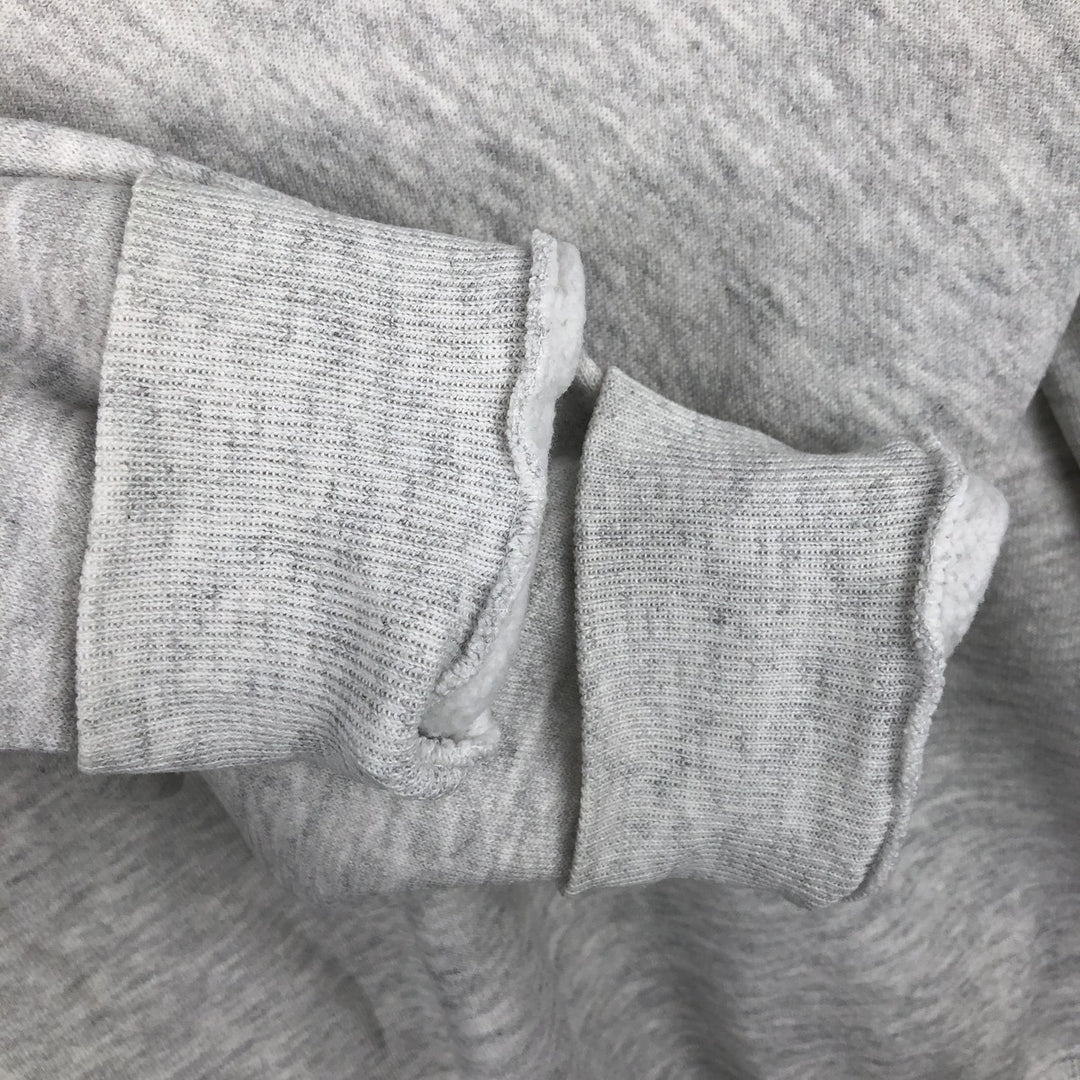 Vintage 90'S Lee Heavy Weight Solid Color Blank Sweatshirt, Made in USA, Men's Size XL cotton gray type Vintage Second Hand
