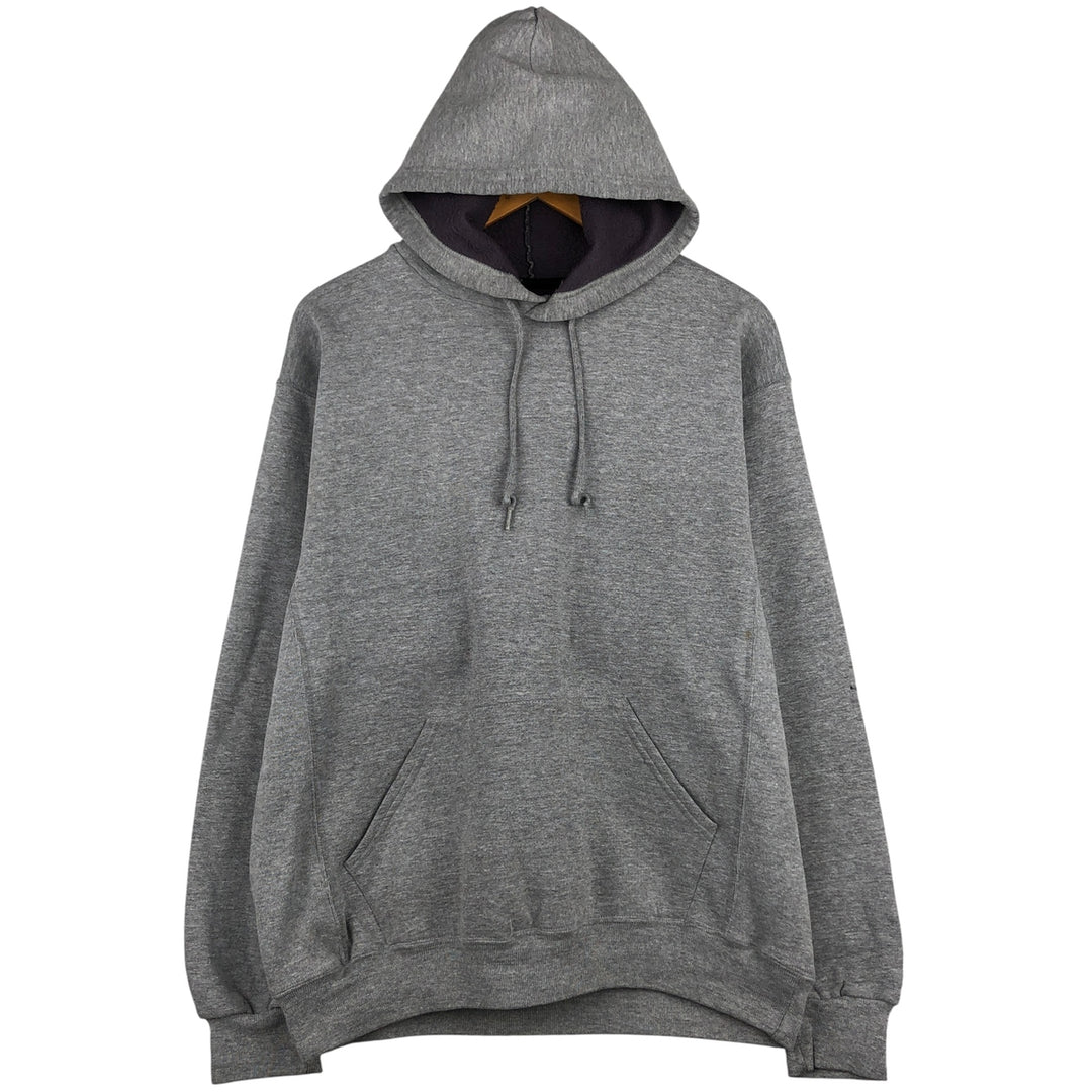 Russell ATHLETIC Dri-POWER plain blank sweatshirt hoodie, men's size M unclear gray type Vintage Second Hand
