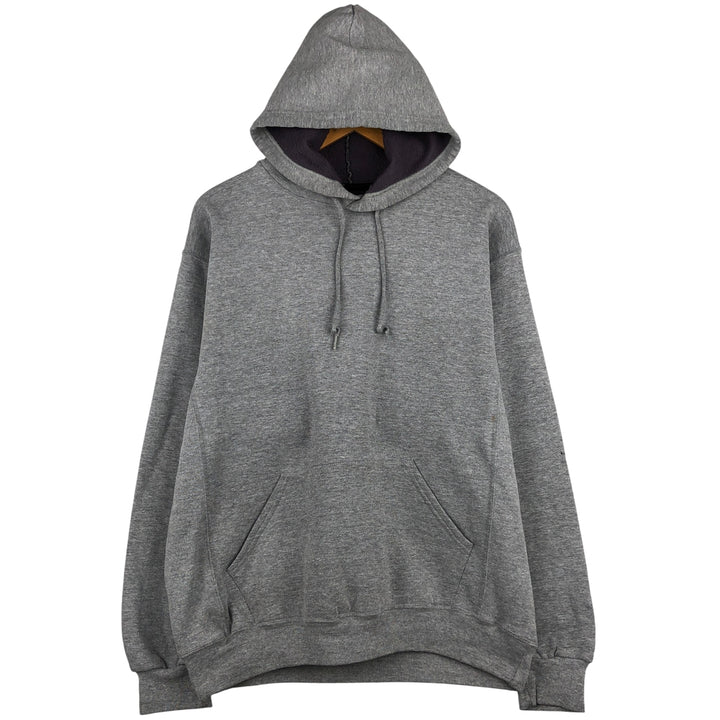 Russell ATHLETIC Dri-POWER plain blank sweatshirt hoodie, men's size M unclear gray type Vintage Second Hand