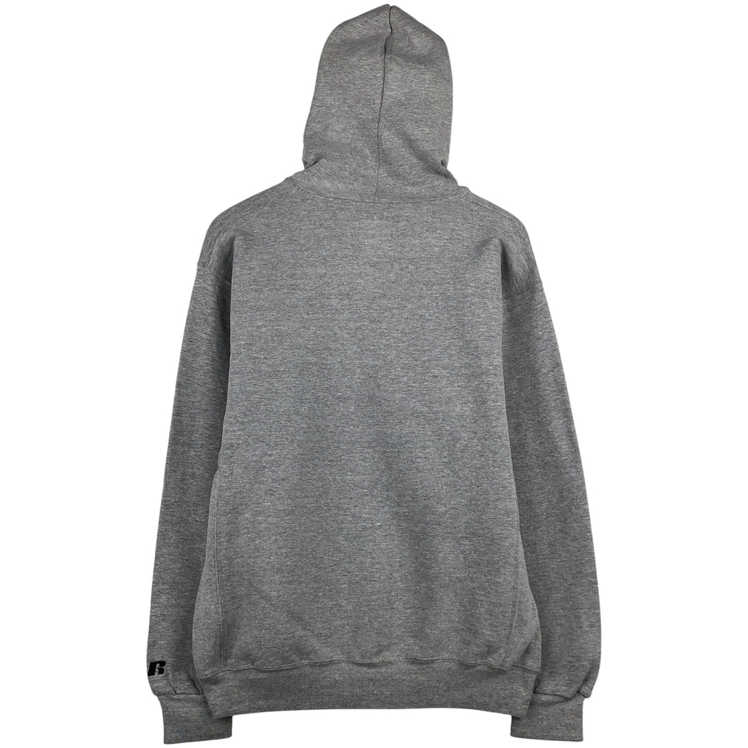 Russell ATHLETIC Dri-POWER plain blank sweatshirt hoodie, men's size M unclear gray type Vintage Second Hand