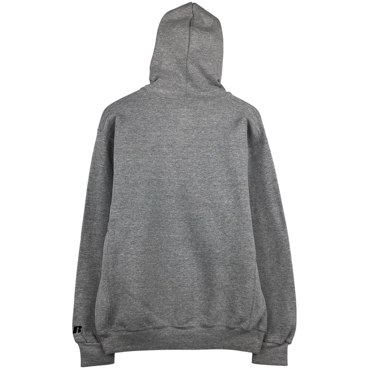 Russell ATHLETIC Dri-POWER plain blank sweatshirt hoodie, men's size M unclear gray type Vintage Second Hand