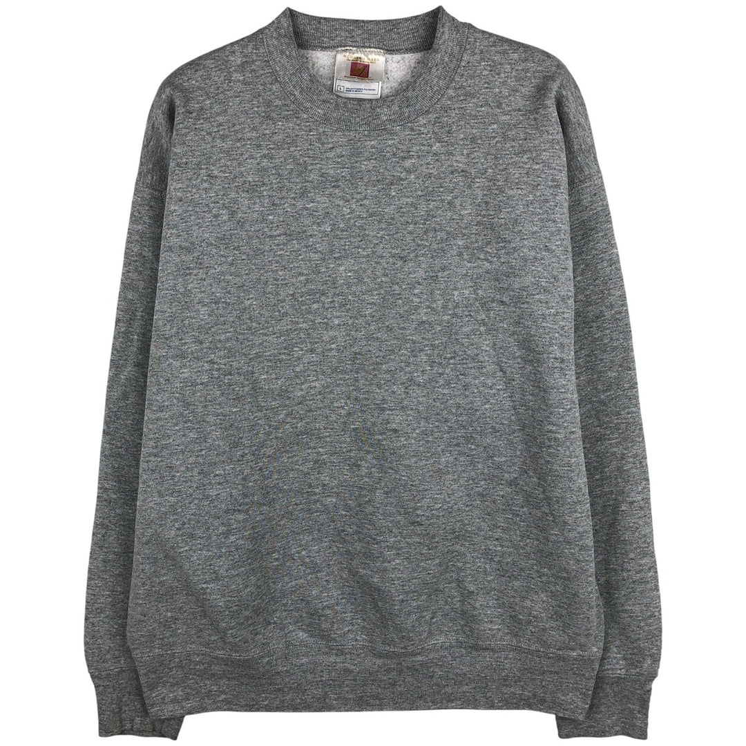 MEMBER'S MARK plain blank sweatshirt, men's size L cotton gray type Vintage Second Hand