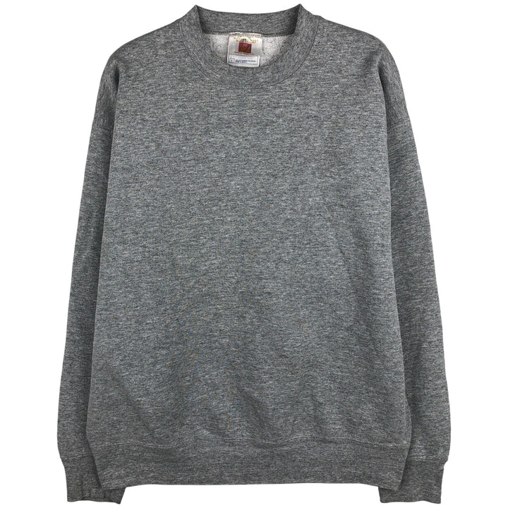 MEMBER'S MARK plain blank sweatshirt, men's size L cotton gray type Vintage Second Hand