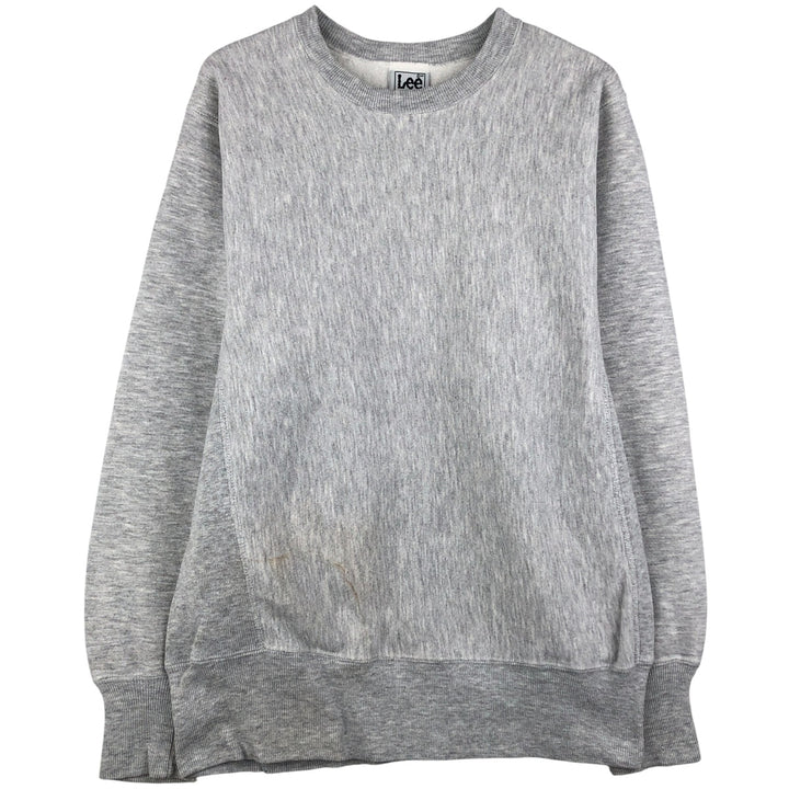Vintage 90'S Lee Cross Grain plain blank sweatshirt, men's size M unclear gray type Vintage Second Hand