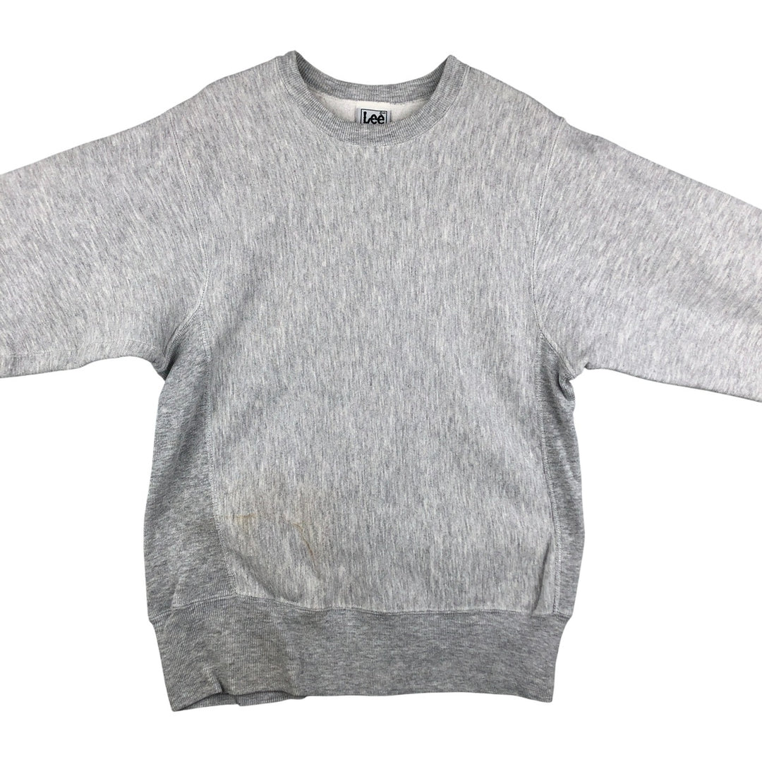Vintage 90'S Lee Cross Grain plain blank sweatshirt, men's size M unclear gray type Vintage Second Hand