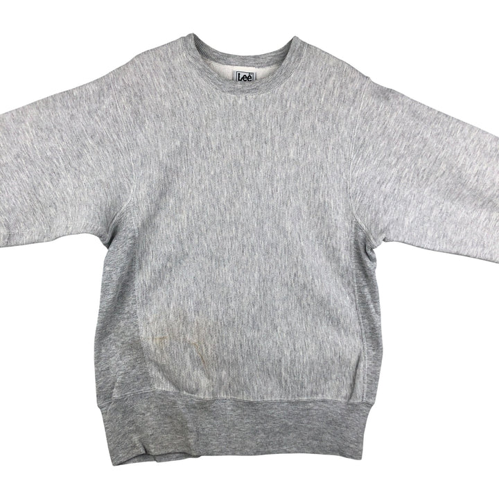 Vintage 90'S Lee Cross Grain plain blank sweatshirt, men's size M unclear gray type Vintage Second Hand
