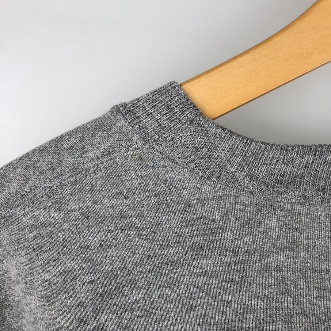2000'S - Russell plain blank sweatshirt, men's size XXL polyester gray type Vintage Second Hand