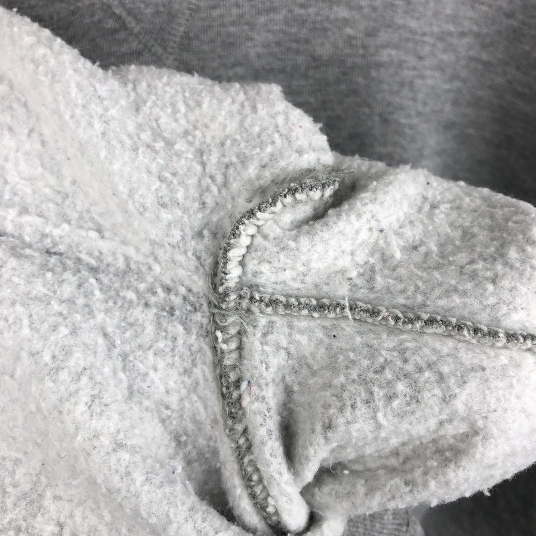 2000'S - Russell plain blank sweatshirt, men's size XXL polyester gray type Vintage Second Hand