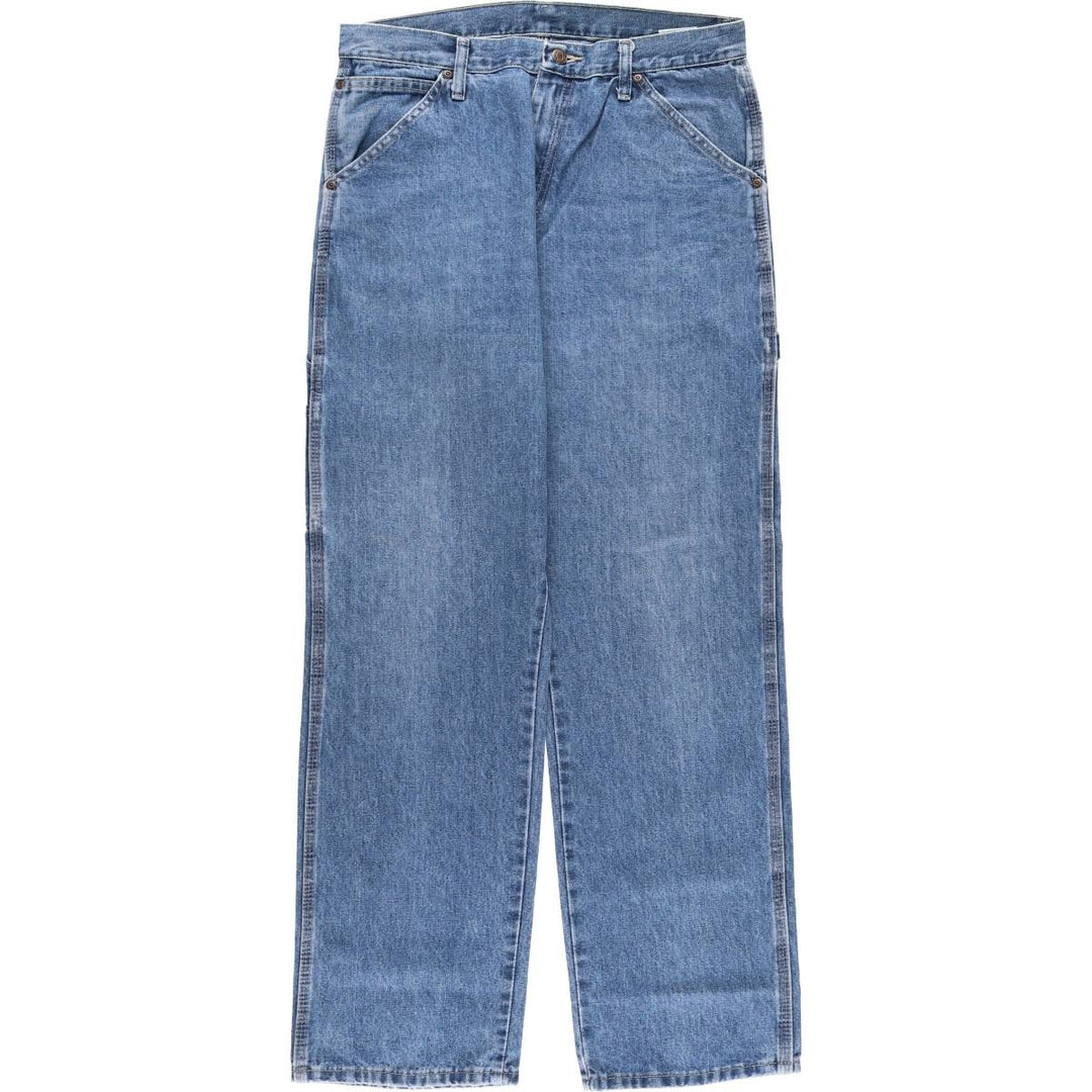 Wrangler Denim Painter Pants for Men, W33 equivalent cotton blue type Vintage Second Hand