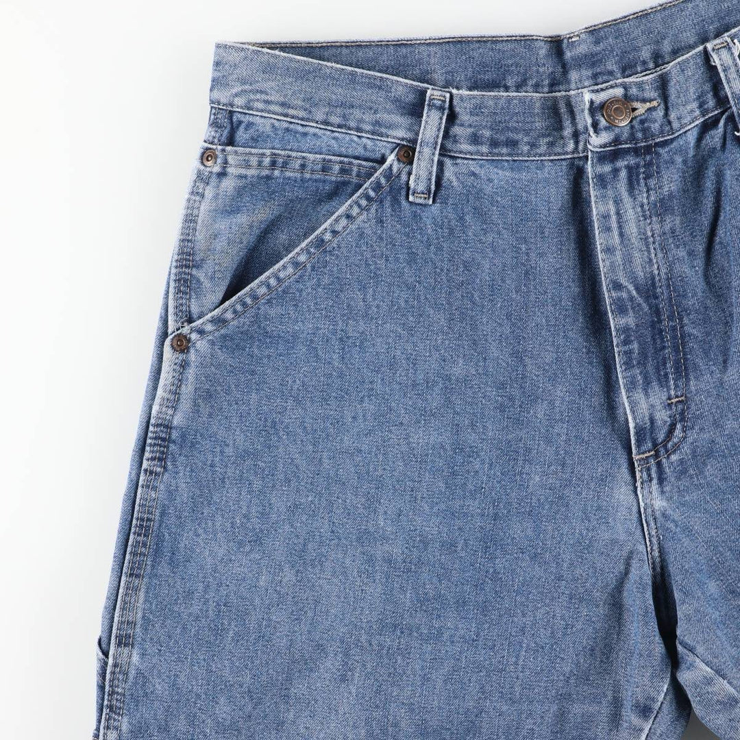 Wrangler Denim Painter Pants for Men, W33 equivalent cotton blue type Vintage Second Hand