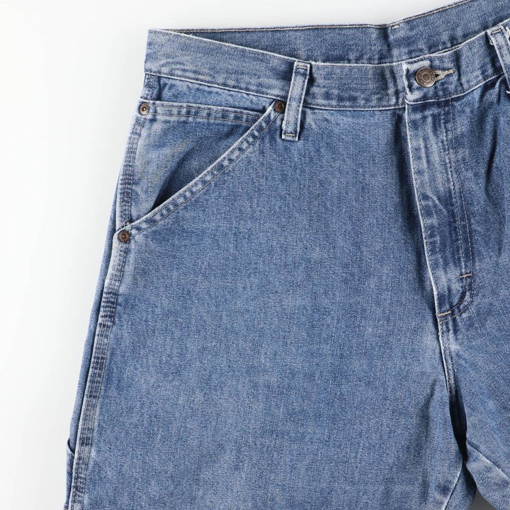 Wrangler Denim Painter Pants for Men, W33 equivalent cotton blue type Vintage Second Hand