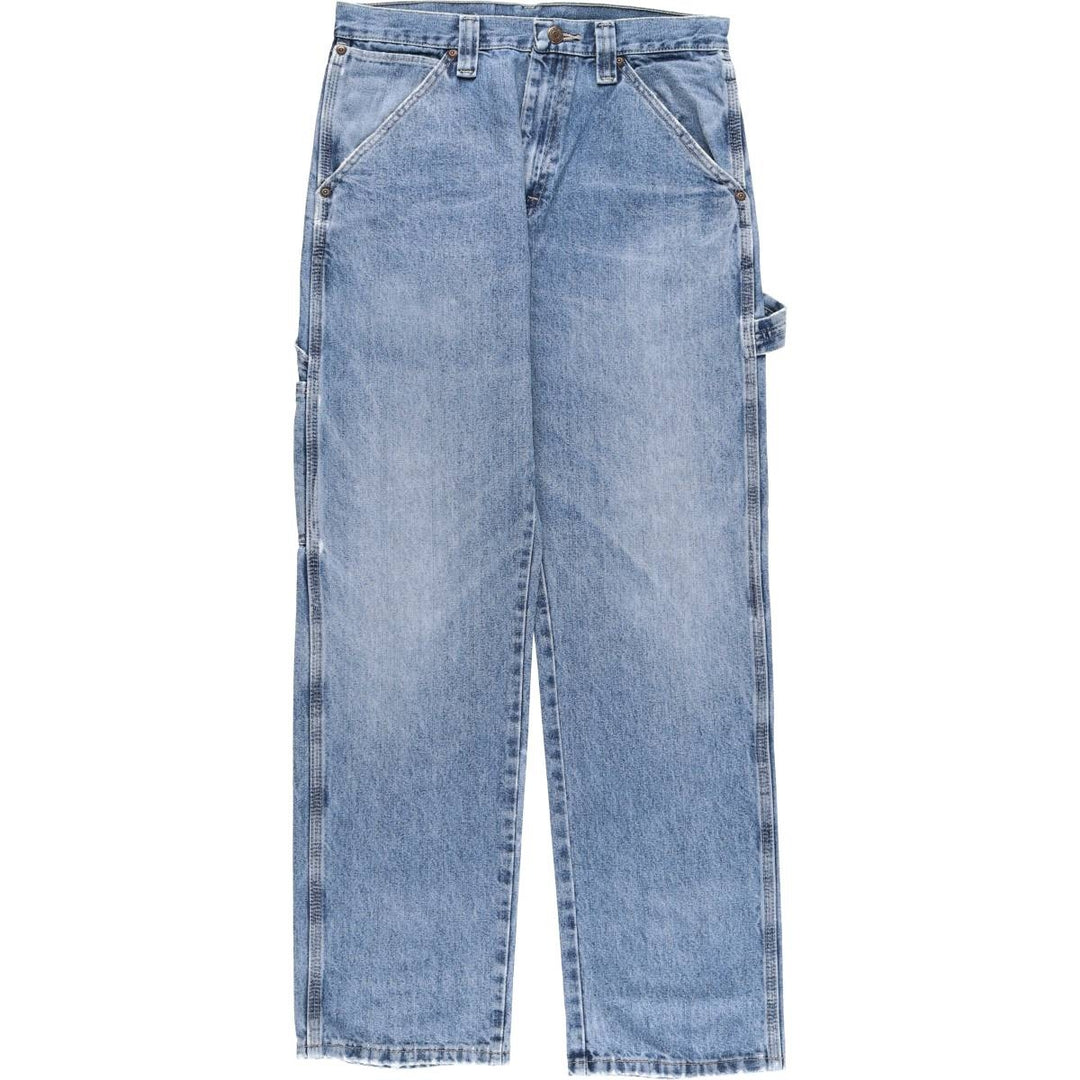 Dickies denim painter pants for men, equivalent to W31 cotton blue type Vintage Second Hand