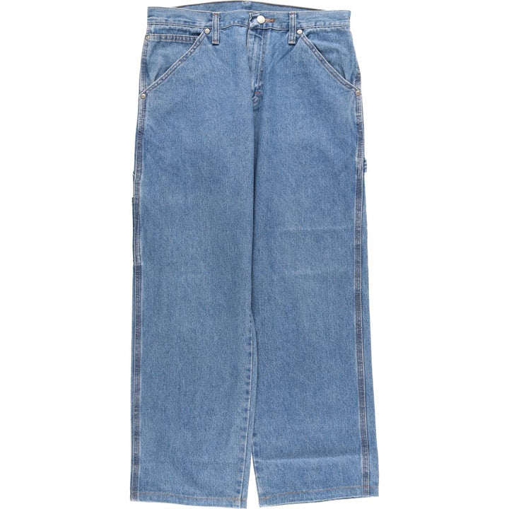 Wrangler Denim Painter Pants for Men, W32 equivalent cotton blue type Vintage Second Hand