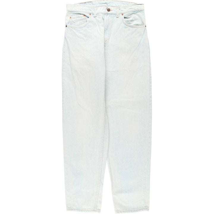90s-00'S Vintage Levi's 550-4803 Tapered Denim Pants, Made in USA, Men's Size 32 (approx.) cotton Blue type light blue Vintage Second Hand
