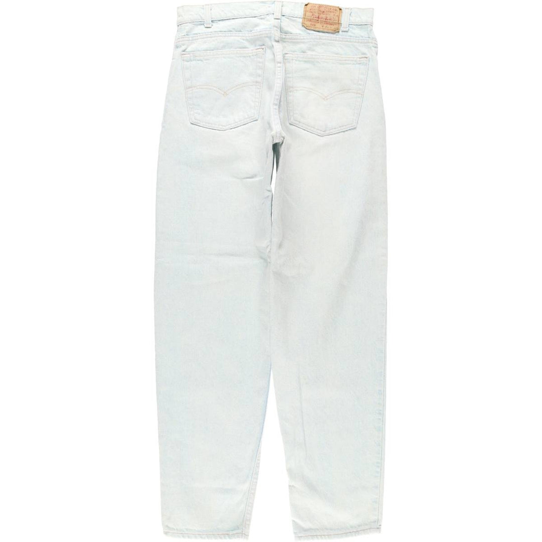 90s-00'S Vintage Levi's 550-4803 Tapered Denim Pants, Made in USA, Men's Size 32 (approx.) cotton Blue type light blue Vintage Second Hand