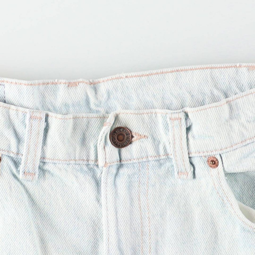 90s-00'S Vintage Levi's 550-4803 Tapered Denim Pants, Made in USA, Men's Size 32 (approx.) cotton Blue type light blue Vintage Second Hand