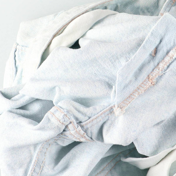 90s-00'S Vintage Levi's 550-4803 Tapered Denim Pants, Made in USA, Men's Size 32 (approx.) cotton Blue type light blue Vintage Second Hand