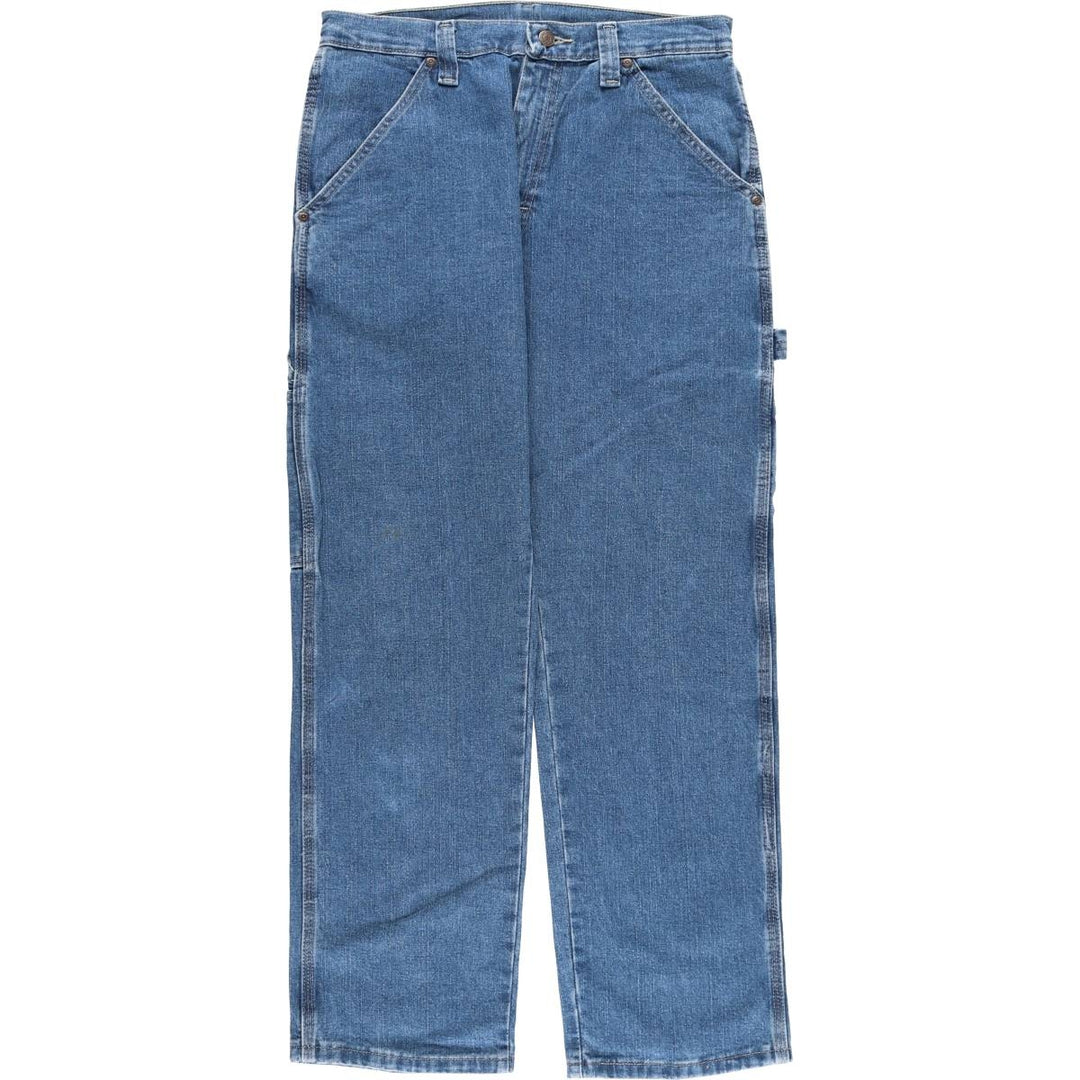 Wrangler Denim Painter Pants for Men, W32 equivalent cotton blue type Vintage Second Hand
