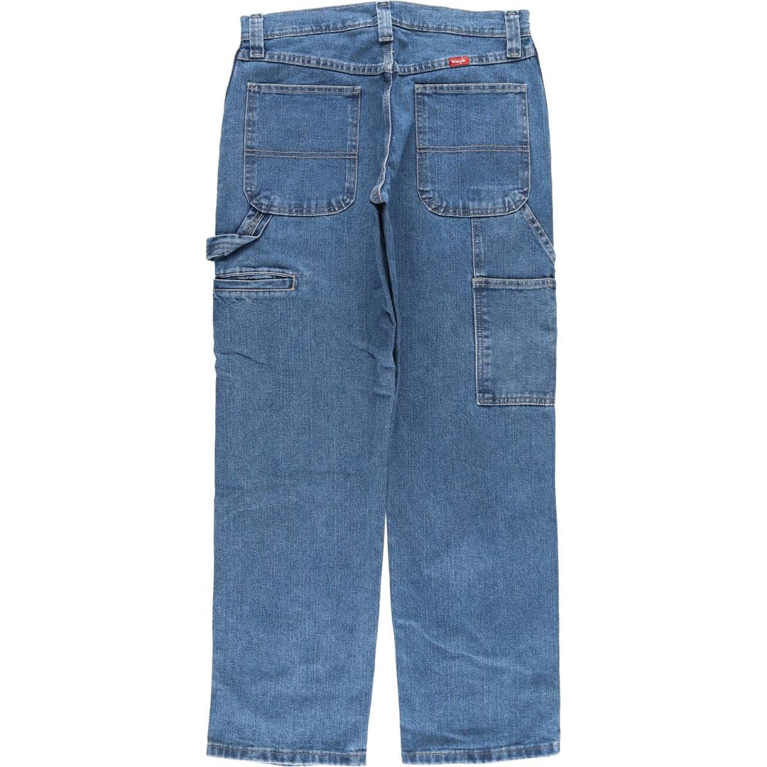 Wrangler Denim Painter Pants for Men, W32 equivalent cotton blue type Vintage Second Hand