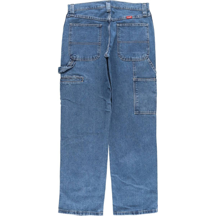 Wrangler Denim Painter Pants for Men, W32 equivalent cotton blue type Vintage Second Hand