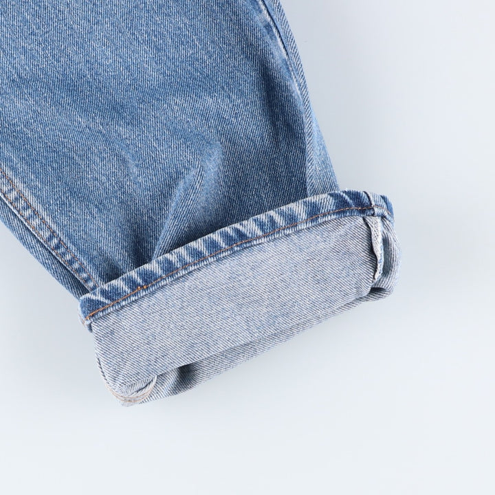 Levi's 505 REGULAR FIT STRAIGHT LEG tapered denim pants for men, size W33 cotton blue type Vintage Second Hand