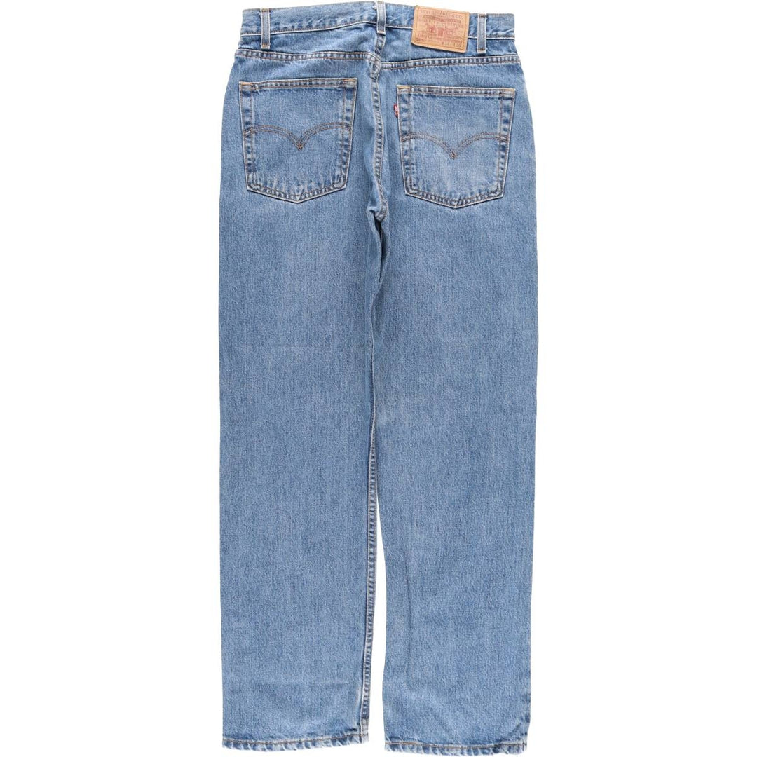 90'S Levi's 505-4891 Tapered Denim Pants, Made in USA, Men's, Size W32, Vintage cotton blue type Vintage Second Hand