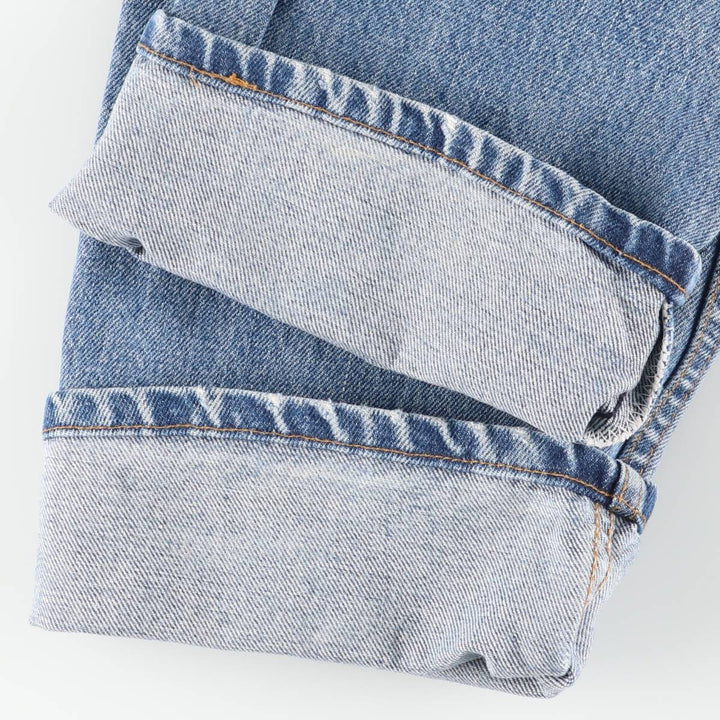 90'S Levi's 505-4891 Tapered Denim Pants, Made in USA, Men's, Size W32, Vintage cotton blue type Vintage Second Hand