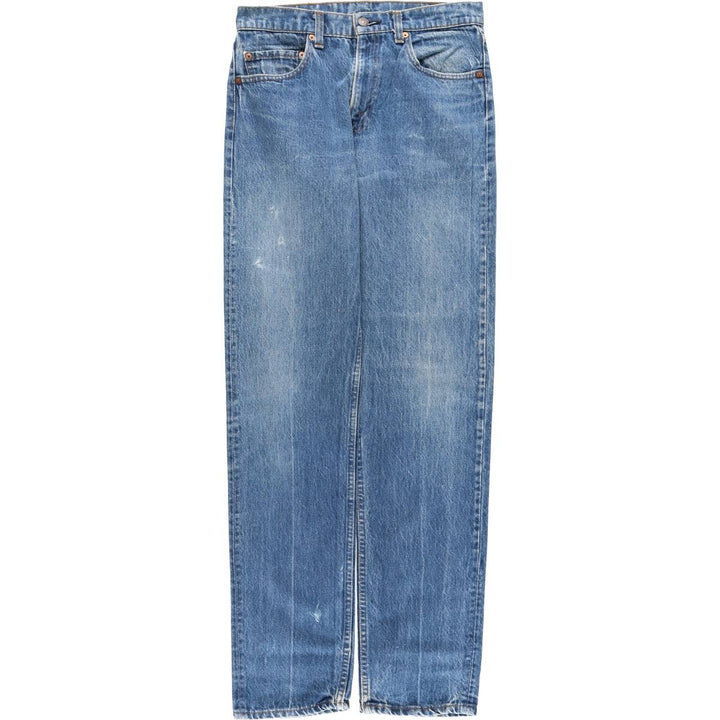 Vintage 1980'S Levi's 505-0216 tapered denim pants, men's size W31. cotton blue type Vintage Second Hand