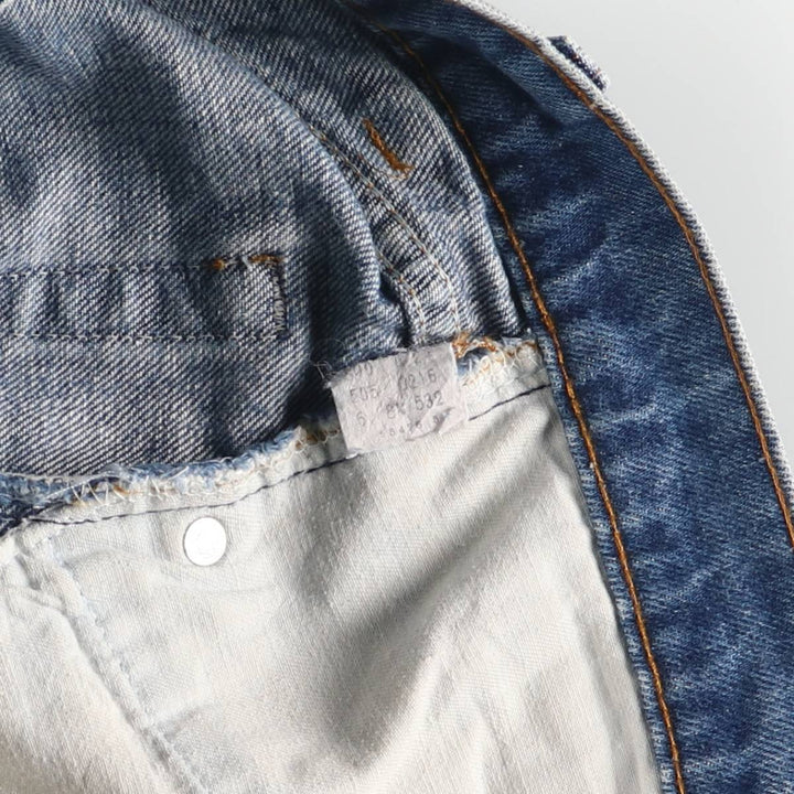 Vintage 1980'S Levi's 505-0216 tapered denim pants, men's size W31. cotton blue type Vintage Second Hand