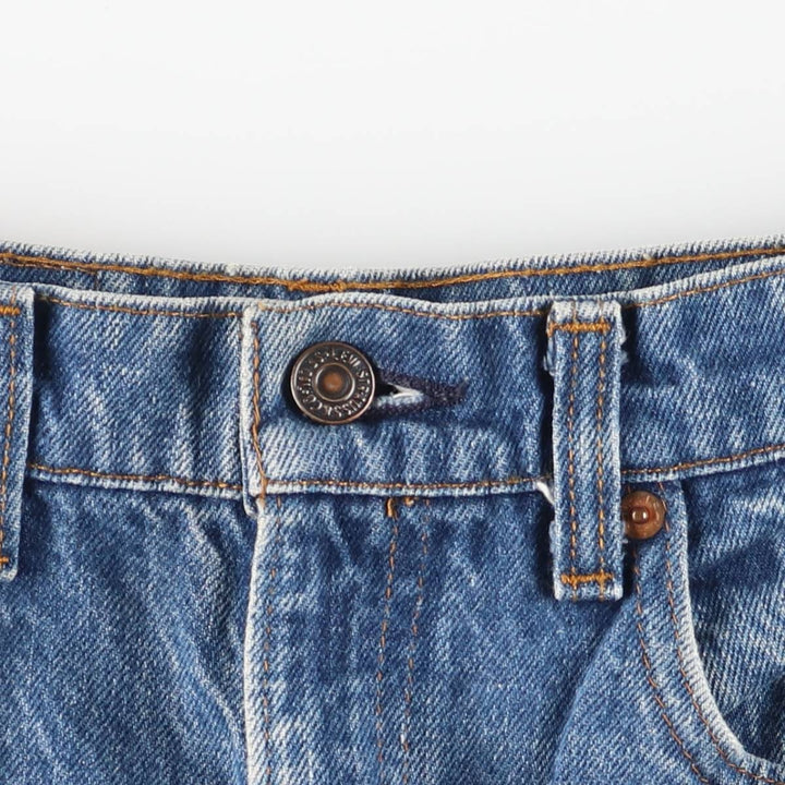 Vintage 1980'S Levi's 505-0216 tapered denim pants, men's size W31. cotton blue type Vintage Second Hand