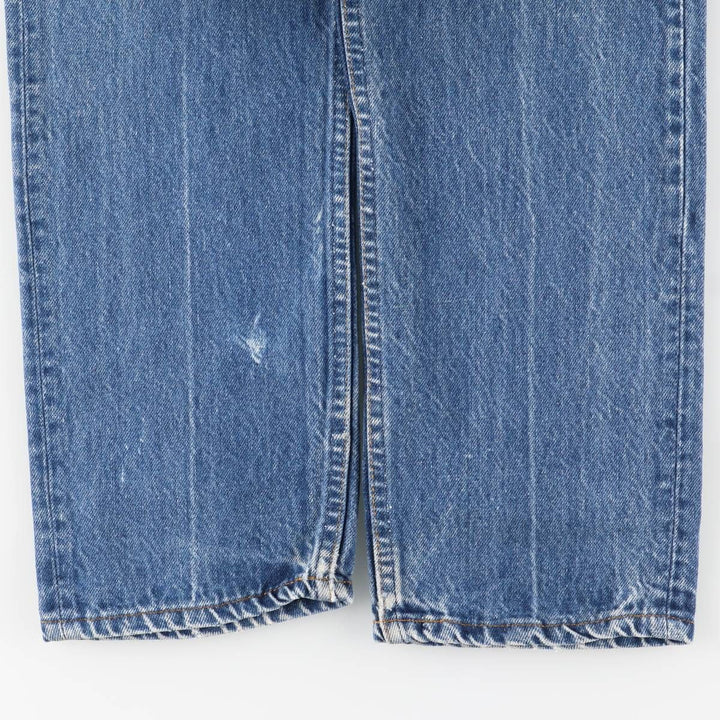 Vintage 1980'S Levi's 505-0216 tapered denim pants, men's size W31. cotton blue type Vintage Second Hand