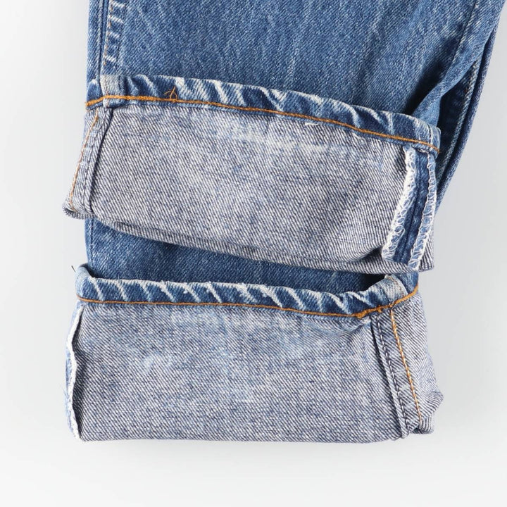 Vintage 1980'S Levi's 505-0216 tapered denim pants, men's size W31. cotton blue type Vintage Second Hand