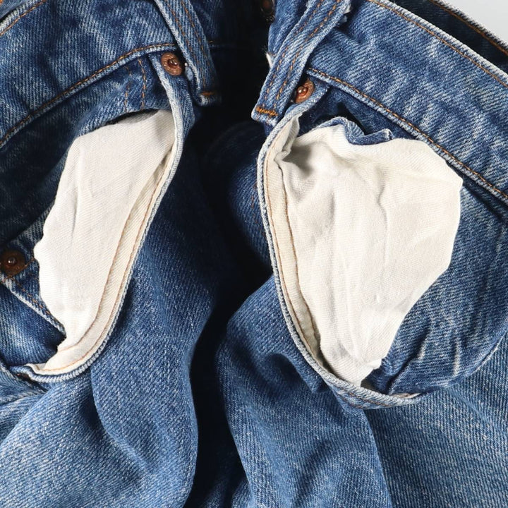Vintage 1980'S Levi's 505-0216 tapered denim pants, men's size W31. cotton blue type Vintage Second Hand