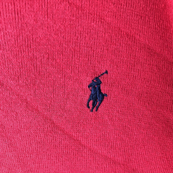 Ralph Lauren POLO by Ralph Lauren Pima Cotton Knit Sweater, Men's XL Pima Cotton red type Vintage Second Hand