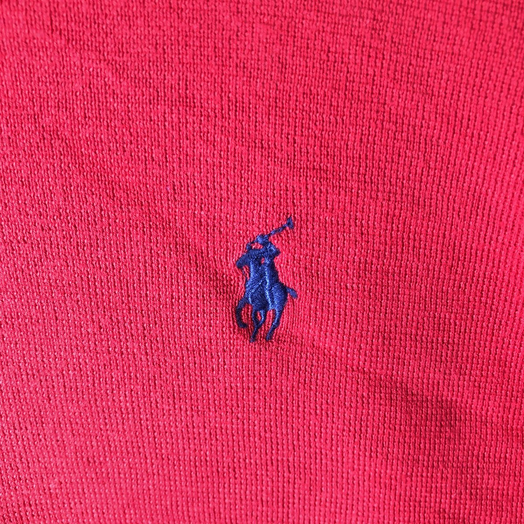 Ralph Lauren POLO by Ralph Lauren Pima Cotton Knit Sweater, Men's XL Pima Cotton Red type red-purple Vintage Second Hand