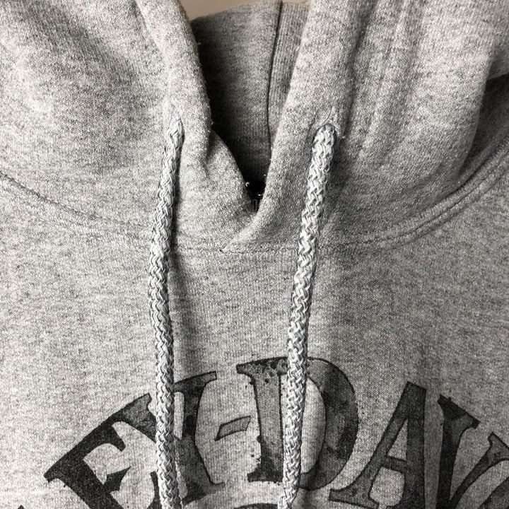 Harley-Davidson Skull Pattern Pullover Hoodie, Men's Size Medium cotton gray type Vintage Second Hand